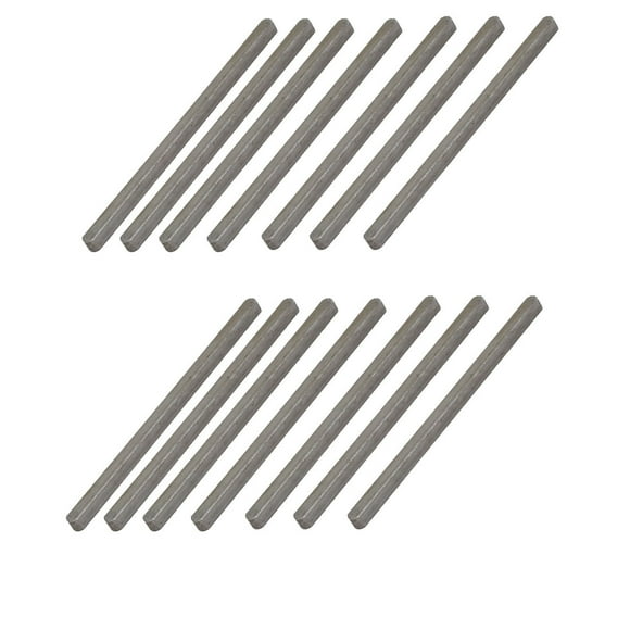 uxcell 20mmx8mmx7mm 304 Stainless Steel Key Stock Keystock Silver Tone 4pcs uxcell 20mmx8mmx7mm 304 Stainless Steel Key Stock Keystock Silver Tone 4pcs